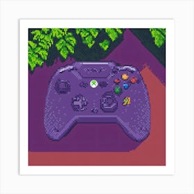 Pixel Art 40 Art Print