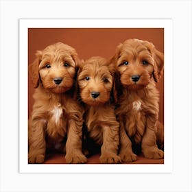 Dachshund Puppies Art Print