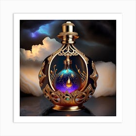 Aromatic Perfume Bottle Art Print