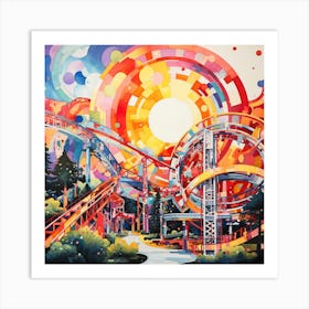 Amusement Park Art Print