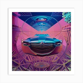 Futuristic Car 7 Art Print