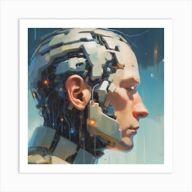 Cyborg 74 Art Print