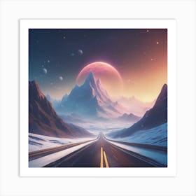 Road In The Mountains 1 Art Print