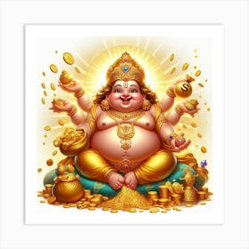 Lord Kubera Art Print