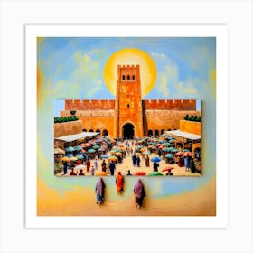 Moroccan traditional heritage*Sahara* Art Print