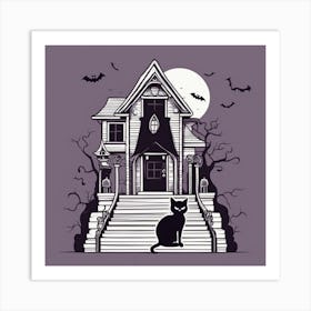 Halloween House 20 Art Print