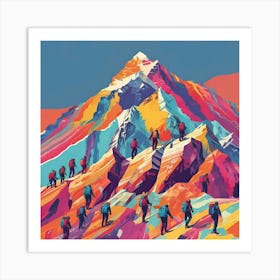 Mountaineering 2 Art Print