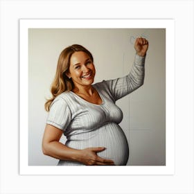 Pregnant Woman 1 Art Print