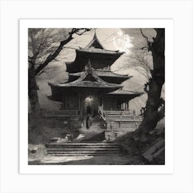 Asian Pagoda 3 Art Print