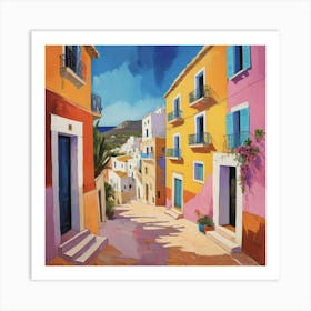 Ibiza Spain 6 Fauvist Painting Art Print 2 Art Print