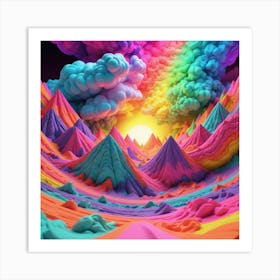 Psychedelic Art 10 Art Print