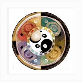 Yin Yang 2 Art Print