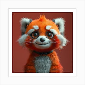 Red Panda 13 Art Print