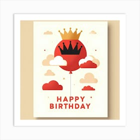 Happy Birthday Card Art Print