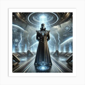 A Science Fiction Depiction Of Overlord Jorath, Th Art Print