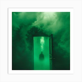 Man In The Fog Art Print