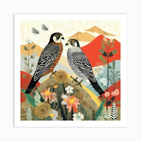 Bird In Nature Falcon 3 Art Print