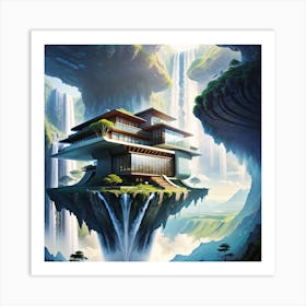 House In The Sky Art Print