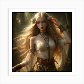 Elven Girl 5 Art Print