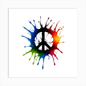 Peace Sign 2 Art Print