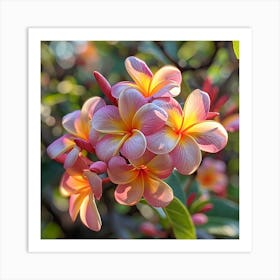 Hawaiian Flowers Art Print