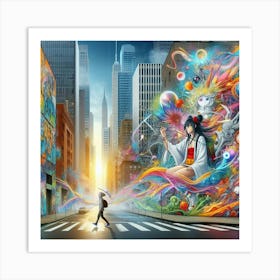 Street Art Art Print