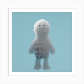 White Cloud Man Art Print