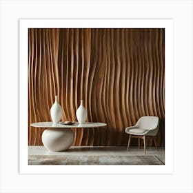 Wavy Wall 23 Art Print