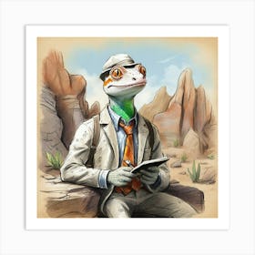 Gecko 3 Art Print