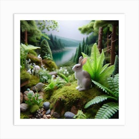 Mossy Forest 1 Art Print