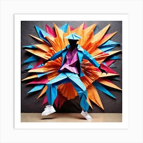 Origami Dancer 78 Art Print