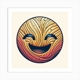 Smiley Face 20 Art Print