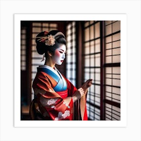 Geisha 167 Art Print