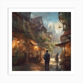 Fantasy Painting 37 Art Print