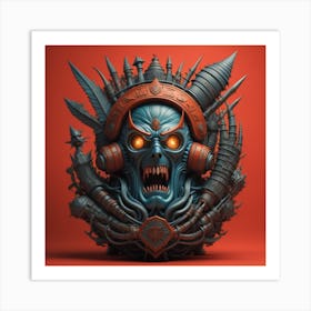 Modern evil Holloween Art Print