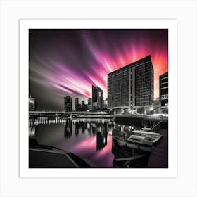 Aurora Bore Over Melbourne Art Print