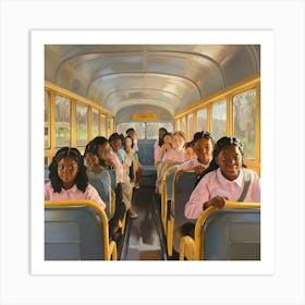 School Bus (3) Art Print