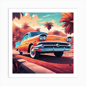 Chevrolet Classic Car Art Print