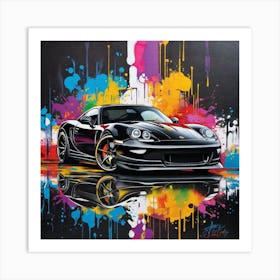 Porsche 911 8 Art Print