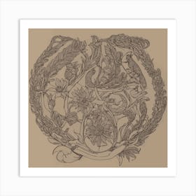 Flora And Fauna Art Print