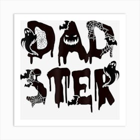 Dadcula Halloween Dad Dracula Costume Momster Matching Art Print