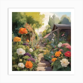 Garden Path 23 Art Print