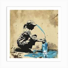 Water Art Print