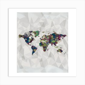 World Map Art Print