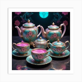 Tea Set 15 Art Print