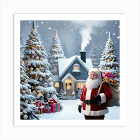 Santa Claus 2 Art Print