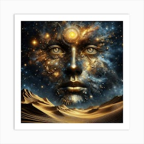 Face Of The Universe 2 Art Print