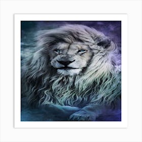 Beautiful Lion Art Print