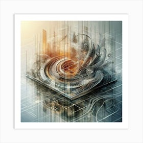 Abstract Digital Art Art Print