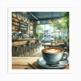 Coffee Shop Art Print